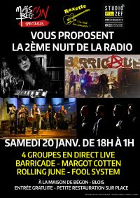 Nuit De La Radio. Le samedi 20 janvier 2018 à Blois. Loir-et-cher.  18H00